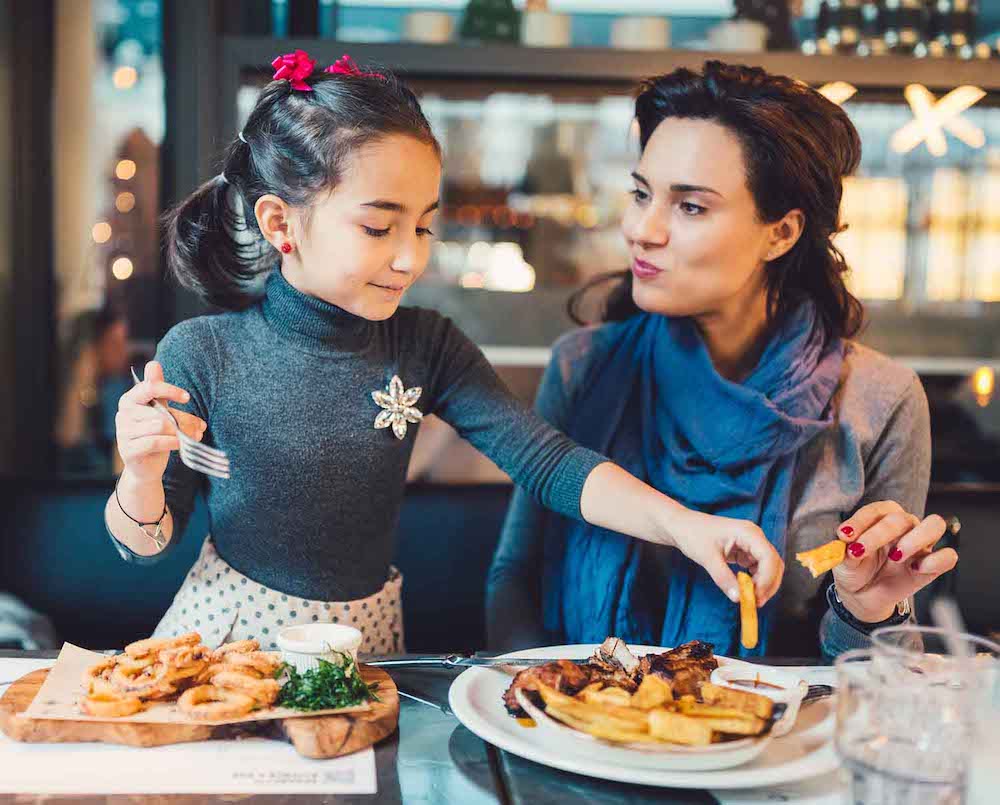 Restaurants during Christmas time