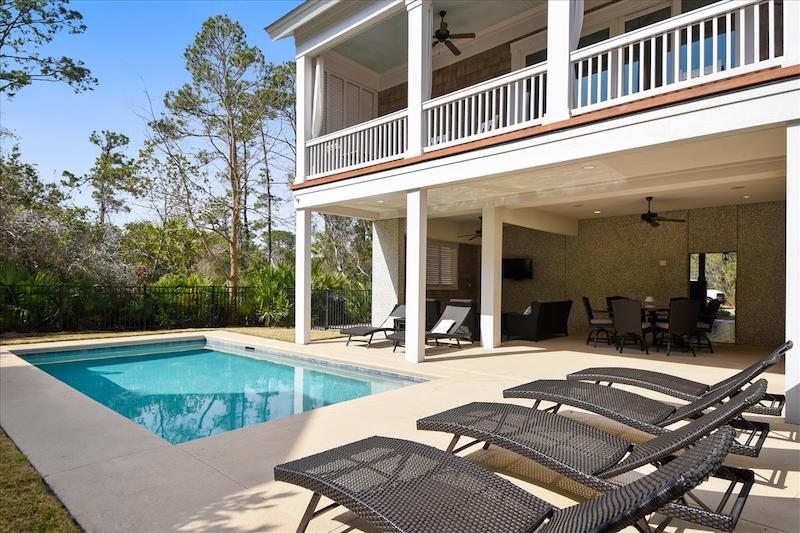 A Hilton Head vacation rental with a private pool